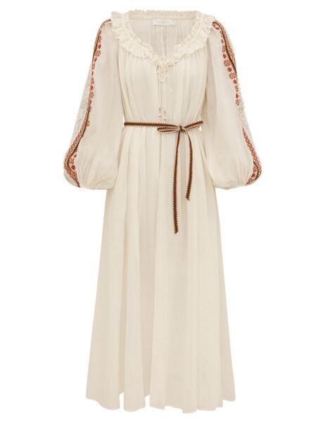 Elevate your elegance in this Zimmermann Dresses available now at Luxury Shoes 