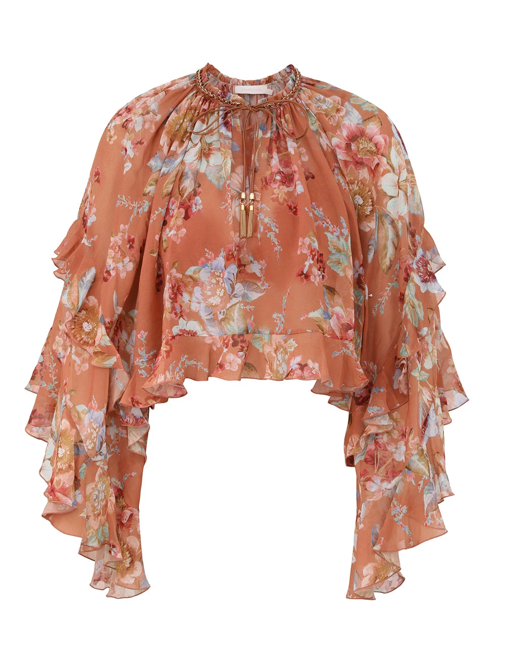 Elevate your elegance in this Zimmermann Tops available now at Luxury Shoes 