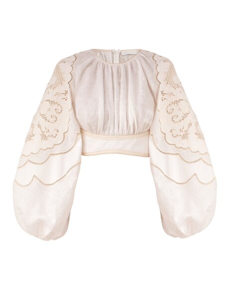 Elevate your elegance in this Zimmermann Tops available now at Luxury Shoes 