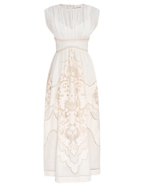 Elevate your elegance in this Zimmermann Dresses available now at Luxury Shoes 