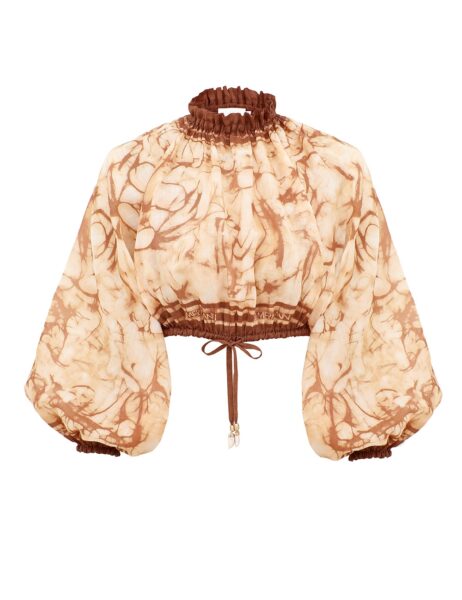 Elevate your elegance in this Zimmermann Tops available now at Luxury Shoes 