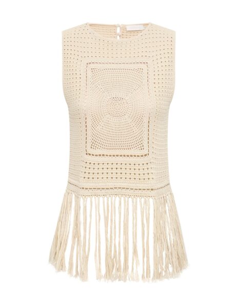 Elevate your elegance in this Zimmermann Tops available now at Luxury Shoes 