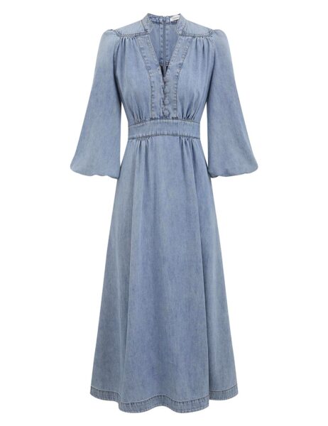 Elevate your elegance in this Zimmermann Dresses available now at Luxury Shoes 