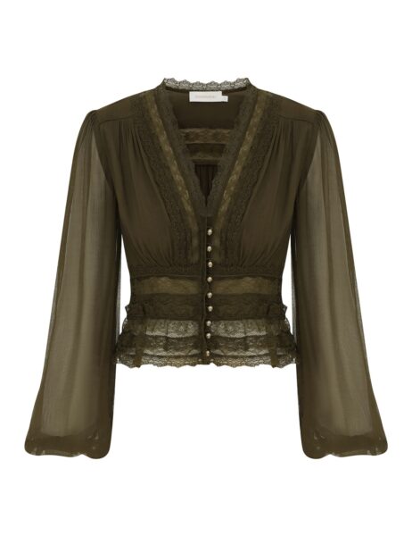 Elevate your elegance in this Zimmermann Tops available now at Luxury Shoes 