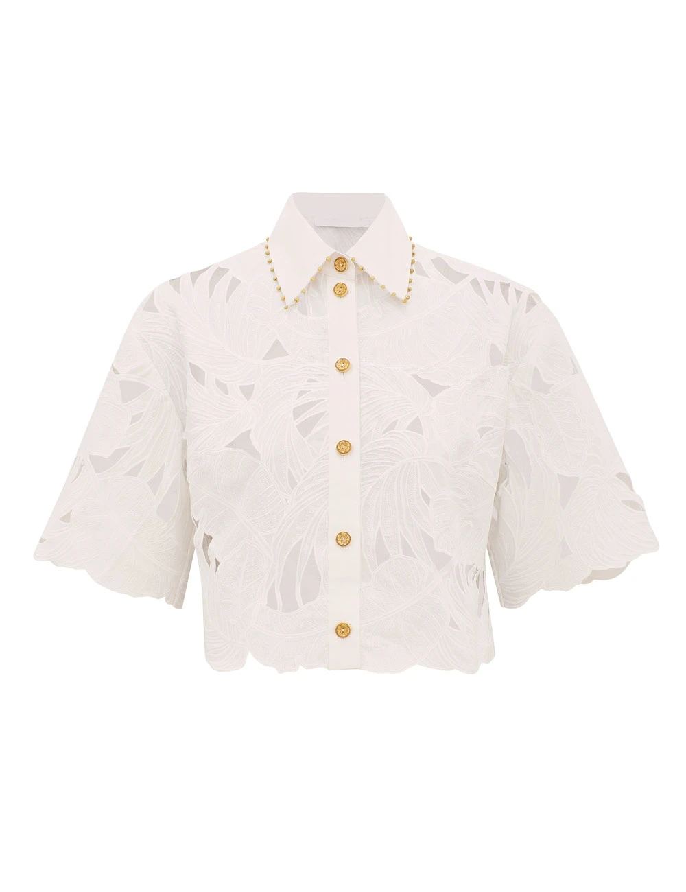 Elevate your elegance in this Zimmermann Tops available now at Luxury Shoes 