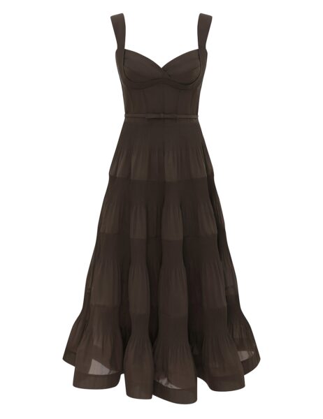 Elevate your elegance in this Zimmermann Dresses available now at Luxury Shoes 