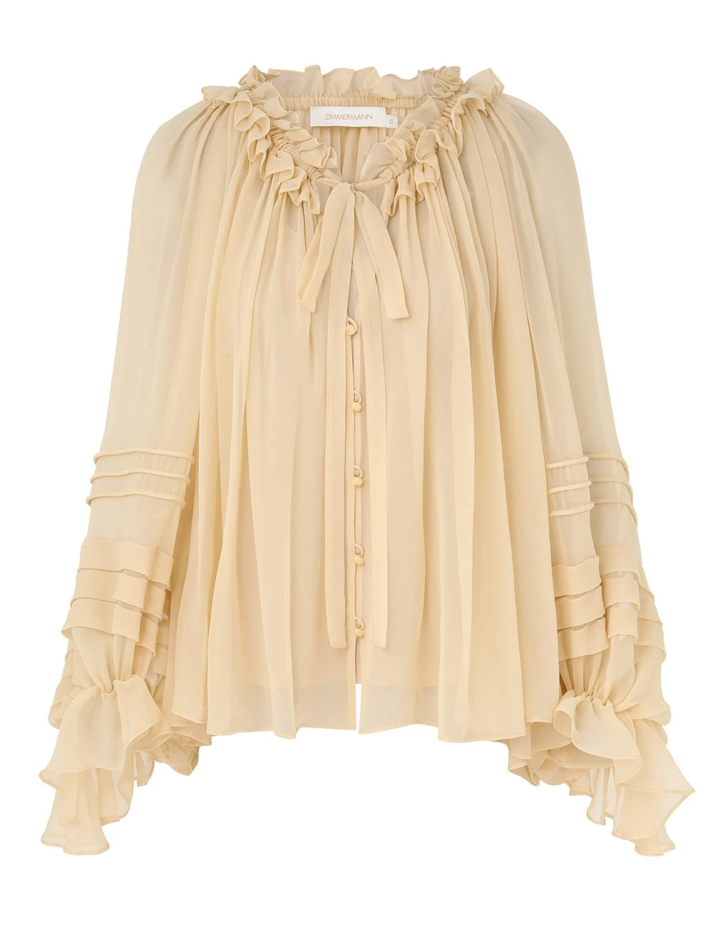 Elevate your elegance in this Zimmermann Tops available now at Luxury Shoes 