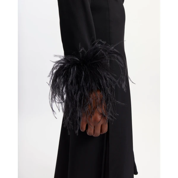 Elevate your elegance in this 16 Arlington Dresses from the luxury feather dress edit