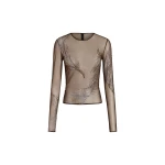 Elevate your elegance in this 16 Arlington Tops from the luxury feather dress edit