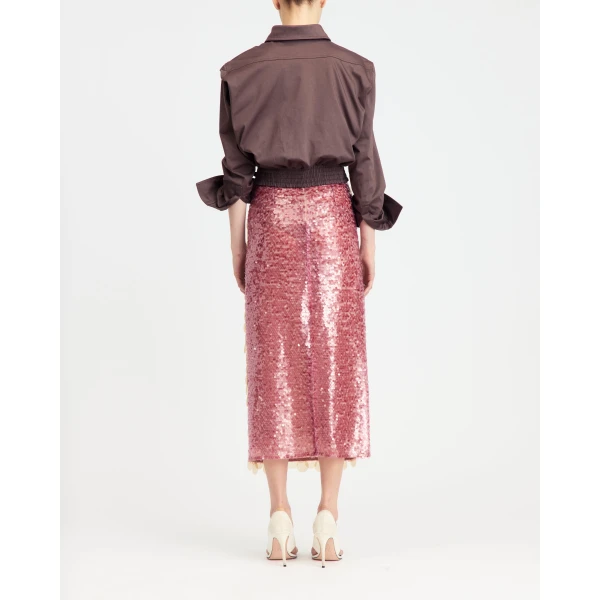 Elevate your elegance in this 16 Arlington Skirts from the luxury feather dress edit