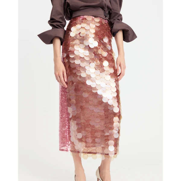 Elevate your elegance in this 16 Arlington Skirts from the luxury feather dress edit