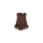 Elevate your elegance in this 16 Arlington Tops from the luxury feather dress edit
