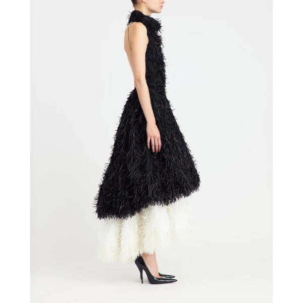 Elevate your elegance in this 16 Arlington Dresses from the luxury feather dress edit