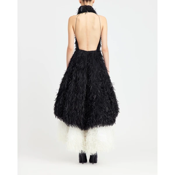 Elevate your elegance in this 16 Arlington Dresses from the luxury feather dress edit