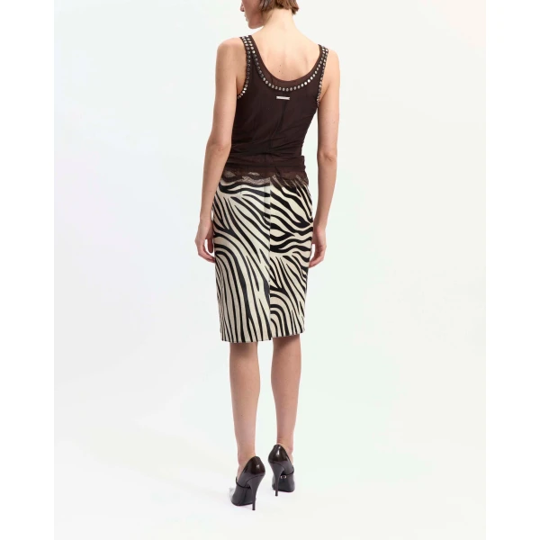 Elevate your elegance in this 16 Arlington Tops from the luxury feather dress edit
