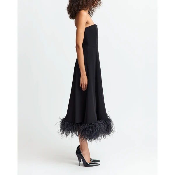Elevate your elegance in this 16 Arlington Dresses from the luxury feather dress edit