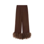 Elevate your elegance in this 16 Arlington Pants from the luxury feather dress edit