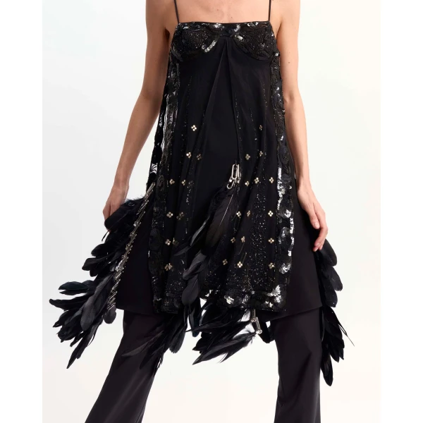 Elevate your elegance in this 16 Arlington Dresses from the luxury feather dress edit