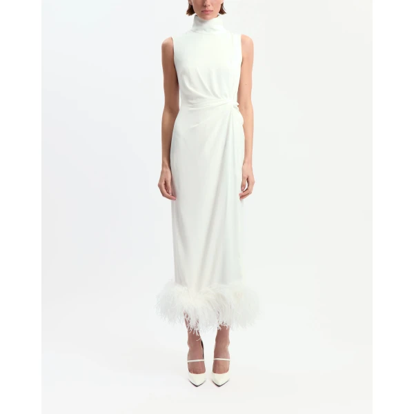 Elevate your elegance in this 16 Arlington Dresses from the luxury feather dress edit