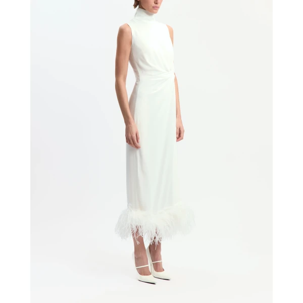 Elevate your elegance in this 16 Arlington Dresses from the luxury feather dress edit