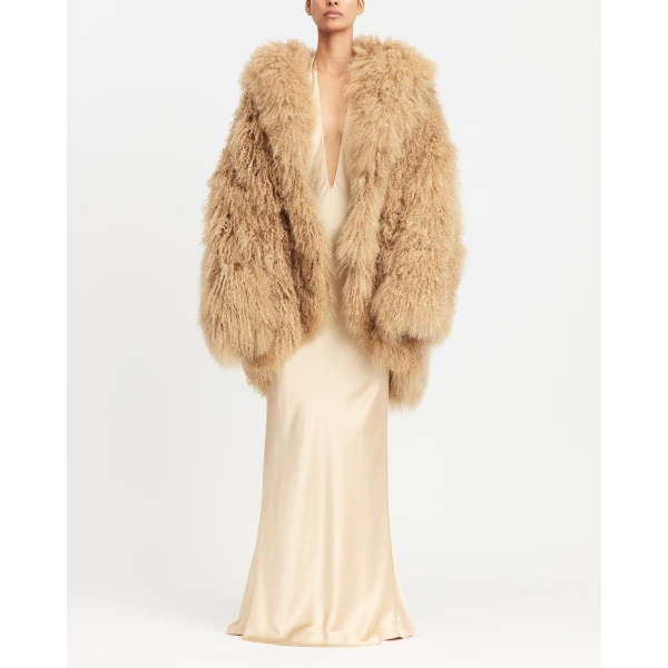 Elevate your elegance in this 16 Arlington Coats from the luxury feather dress edit