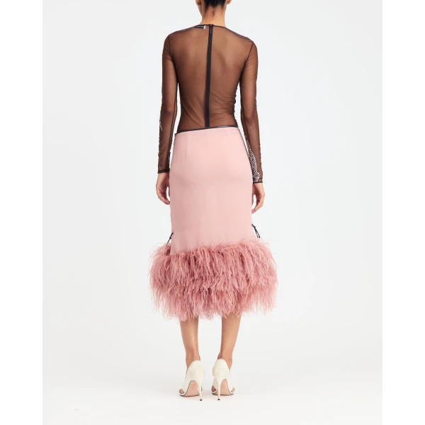 Elevate your elegance in this 16 Arlington Skirts from the luxury feather dress edit