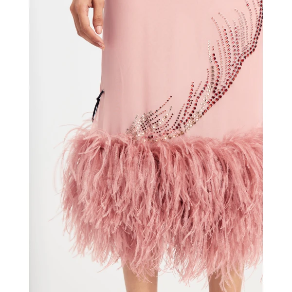 Elevate your elegance in this 16 Arlington Skirts from the luxury feather dress edit