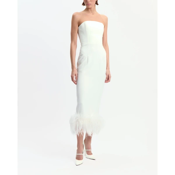 Elevate your elegance in this 16 Arlington Dresses from the luxury feather dress edit