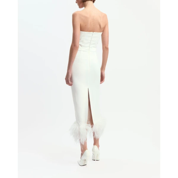 Elevate your elegance in this 16 Arlington Dresses from the luxury feather dress edit