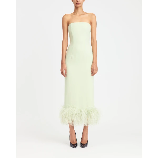 Elevate your elegance in this 16 Arlington Dresses from the luxury feather dress edit