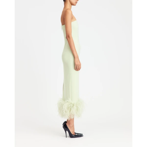 Elevate your elegance in this 16 Arlington Dresses from the luxury feather dress edit
