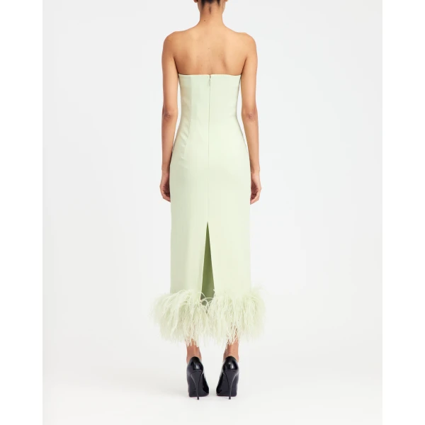 Elevate your elegance in this 16 Arlington Dresses from the luxury feather dress edit