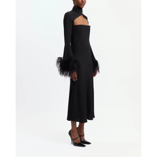 Elevate your elegance in this 16 Arlington Dresses from the luxury feather dress edit