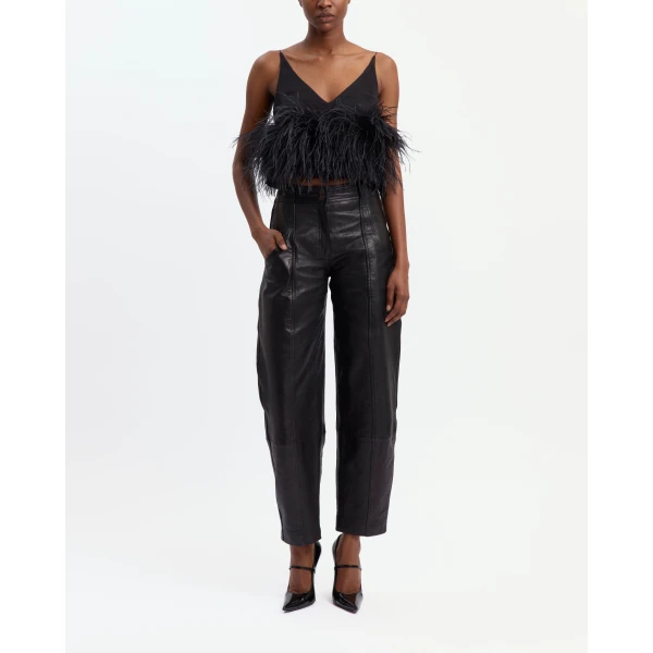 Elevate your elegance in this 16 Arlington Tops from the luxury feather dress edit