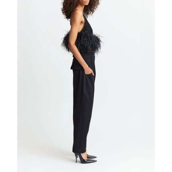 Elevate your elegance in this 16 Arlington Tops from the luxury feather dress edit