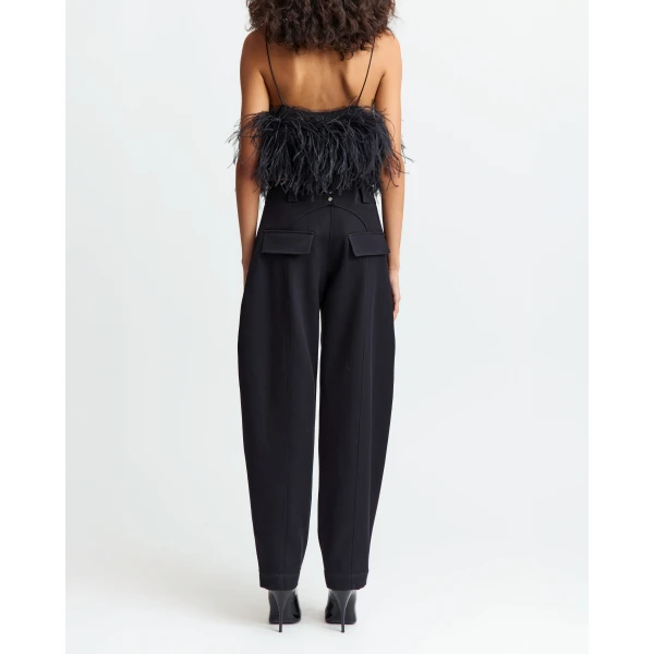 Elevate your elegance in this 16 Arlington Tops from the luxury feather dress edit