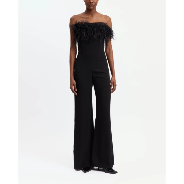 Elevate your elegance in this 16 Arlington Jumpsuit from the luxury feather dress edit