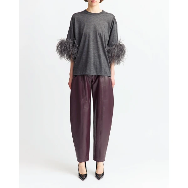 Elevate your elegance in this 16 Arlington Tops from the luxury feather dress edit