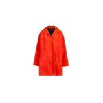 Alaïa A Line Suede Goatskin Coat - ALAÏA Coats - Laser Cut Luxury - Shop at Luxury Shoes 