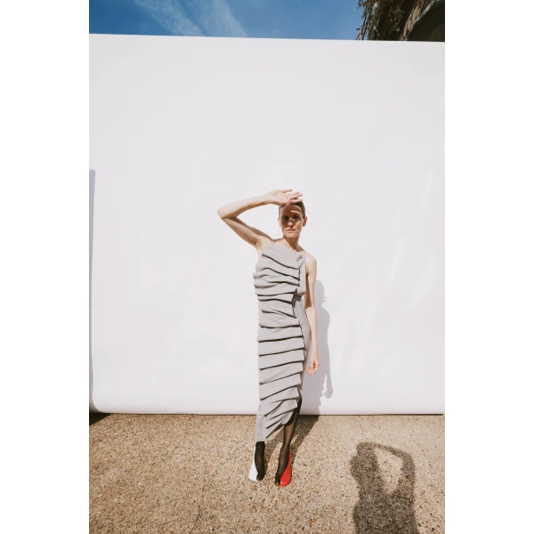 Light Grey Melange dress