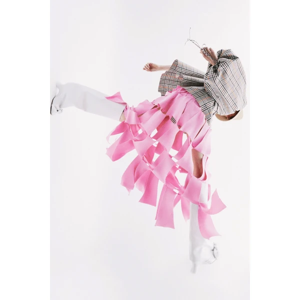 Pink skirt