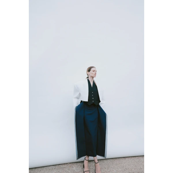 Navy skirt