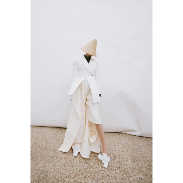 Ivory trousers