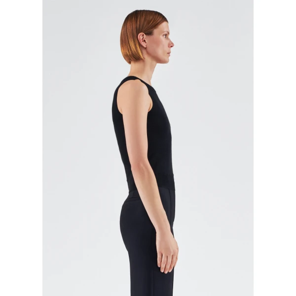Black knitwear