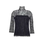 Adam Lippes Chantilly Lace Turtleneck
