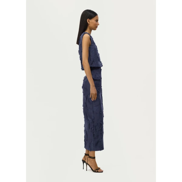 Blue skirt