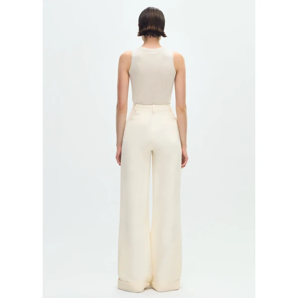 Ivory trousers