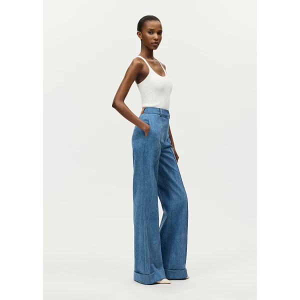 Blue trousers
