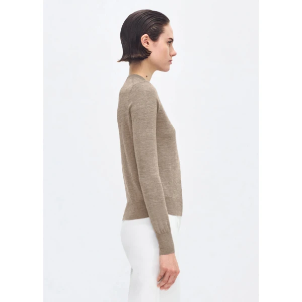 Beige knitwear