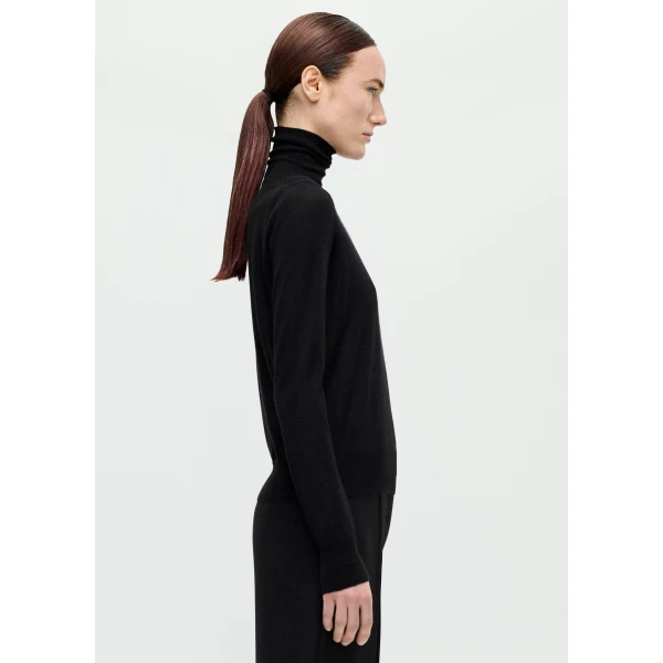 Black knitwear